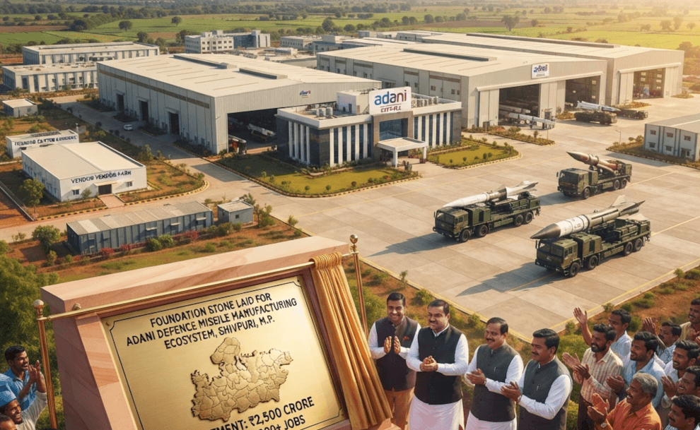 Adani Defence to Build Massive Missile Hub in Madhya Pradesh